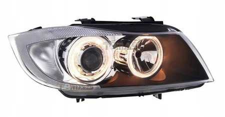 Forlygter BMW E90/E91 SORT RINGI