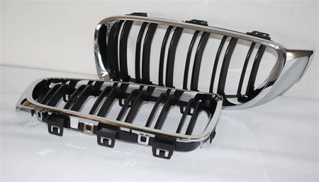 GRILL (NYRE) BMW F32 F33 F36 13- M4 SORT KROM