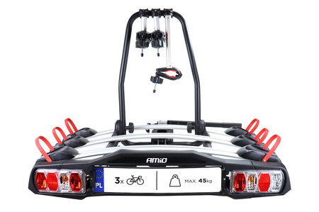 Krogmonteret cykelholder platofrom - 3 cykler TBC-01/3