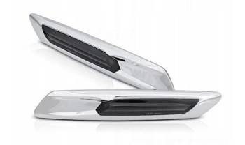 Sølv røg LED blinklys BMW F10 F11 10-13