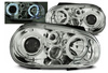 Forlygter VW Golf IV 4 97-03 ringi krom
