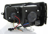 Forlygter nye Vw T5 10-15 sort led drl