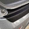 Overlay beskyttelsesliste på bagkofangeren til VOLVO V40 2012-2019 | ABS