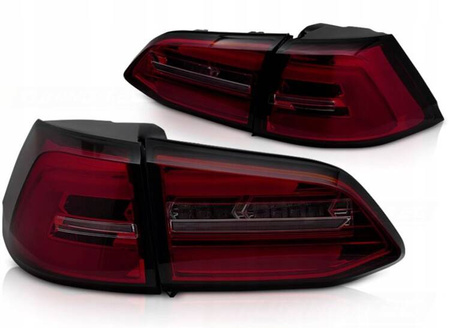 Røde røg-LED-lamper til VW Golf 7 VII Variant