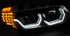 Bmw E90 E91 05-08 3d led sorte ringlys