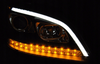 Lygter Mercedes W164 Ml M-klasse 05-07 Sort Led Seq
