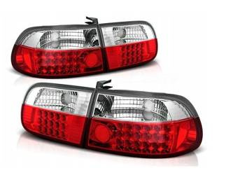 Honda Civic 3d LED-lamper 91-95 Rød Hvid Led