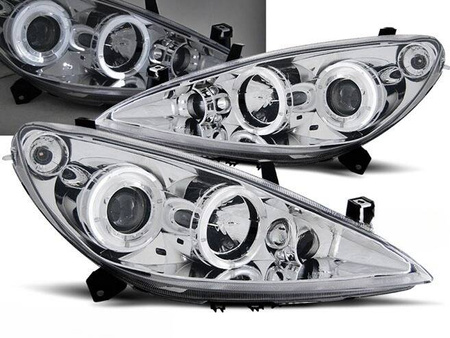 Peugeot 307 CHROM RINGI forlygter