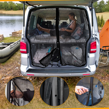 Myggenet til VW T6 sidedør 2015+