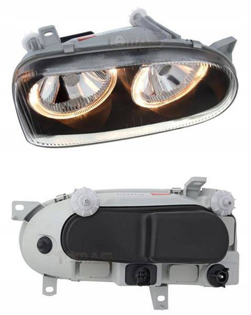 VW Golf III SORT RINGI forlygter