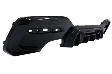 DIFFUSER BMW F20 F21 15-19 TWIN DOUBLE PIANO BLACK