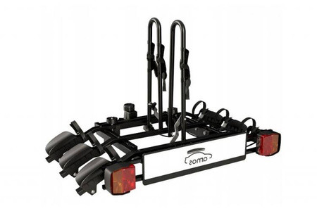 TYTAN AMOS 3 PLUS (7 ben) SORT cykelplatform med krog
