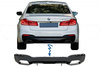 DIFFUSER BMW G30/G31 SEDAN/TOURING 17- PIANOSORT