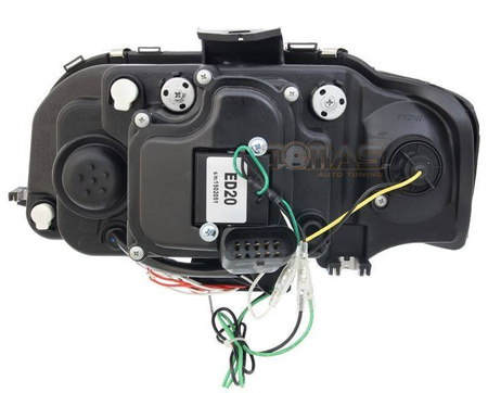 Audi A3 8P BLACK TUBE forlygter