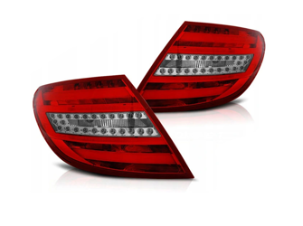 Lygter Mercedes W204 Sedan 07-10 Rød Hvid Led Bar