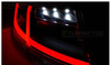 Audi tt 06-14 rød hvid led bar dts lamper