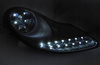Forlygter sort mat led PORSCHE BOXSTER 911 996