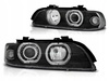 Forlygter BMW E39 95-03 Sort Ring LED Depo