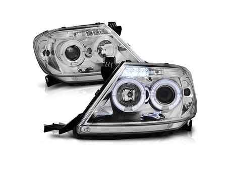 Lygter Toyota Hilux 05-11 Lygteglas Ringi Led Krom