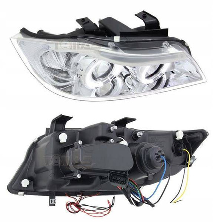 Forlygter BMW E90/E91 CHROM RINGI