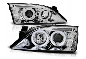 Forlygter Ford Mustang 98-04 Ringi Chrome