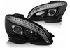 Lygter Mercedes W204 C-klasse 07-10 Sort Led