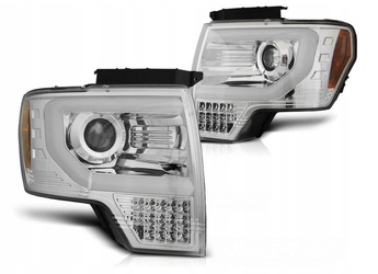 Forlygter Ford F150 Mk12 08-14 Led Chrome