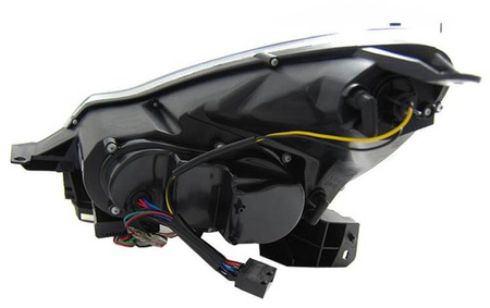 Forlygter Opel Corsa D Sort Dayli forlygter