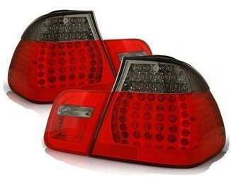 LED-baglygter BMW E46 Sedan SMOKE