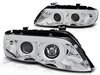Bmw X5 E53 03-06 xenon-forlygter med kromring