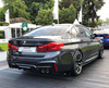 DIFFUSER BMW G30 LOOK M5 COMPETITION BLACK GLOSSY