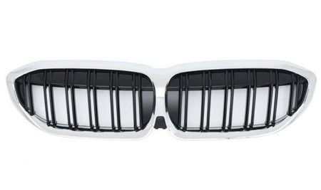 GRILL (NYRE) BMW G20 G21 19- SORT KROM
