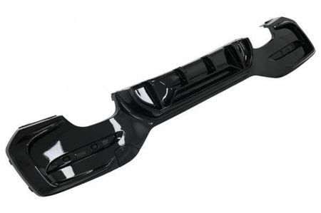 DIFFUSER BMW F20 F21 15-19 TWIN DOUBLE PIANO BLACK