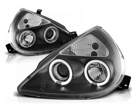 Forlygter Ford Ka 96-08 Ringi Black Tuning