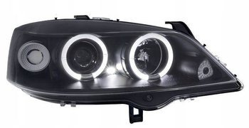 Forlygter Opel Astra G BLACK RINGI