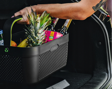 Indkøbskurv til bilens bagagerumstaske