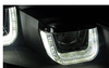 Lygter vw golf 6 vi 08-12 u-type sort drl dts led