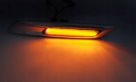 Sølv røg LED blinklys BMW F10 F11 10-13
