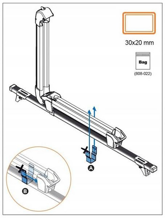 Skistativholder Skistativ 6