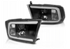 Tube light forlygter Sort til Dodge Ram 09-18
