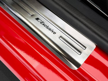 Skoda Fabia 3 dørtrinsplader (stål)