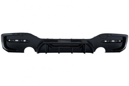 DIFFUSER BMW F20 F21 15-19 TWIN SINGLE PIANO BLACK