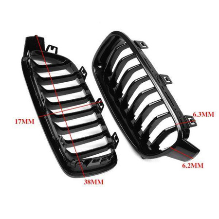 FRONTGRILL BMW F30 11-18 BLANK SORT