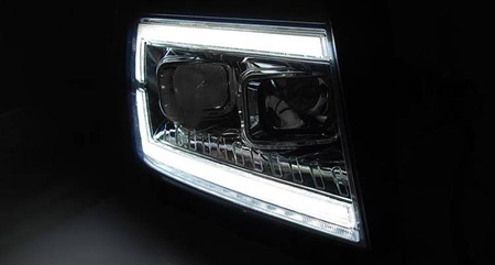 Led Tube Chrome forlygter til Vw Crafter Ii 2017-