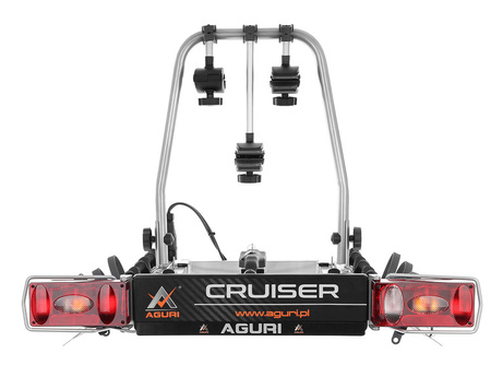 Aguri Cruiser 3-cykelholderplatform til anhængertræk