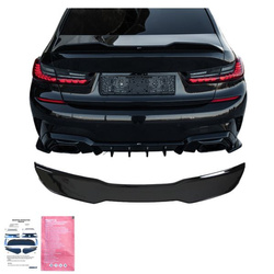 CAP SPOILER til BMW M340i G20 18- G80 22- GLOSS BLACK