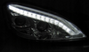 Lygter Mercedes W221 S-klasse 05-09 Sort Led Afs