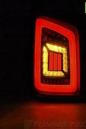 Vw T5 03-15 røgsorte hvide led-lygter