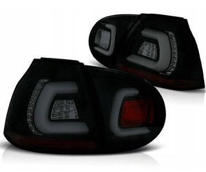 LED-lys ny Vw Golf V 5 sort røg led bar