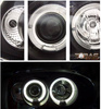VW Golf III SORT RINGI forlygter